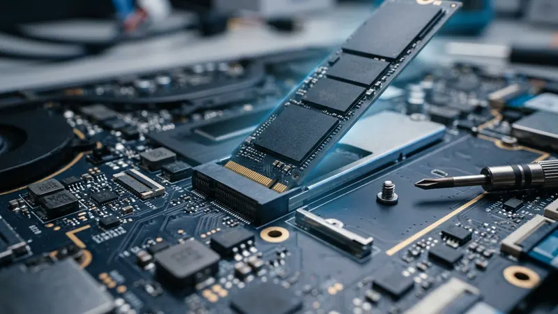 M.2 SSD beszerelése laptopba rendszertelepítéshez